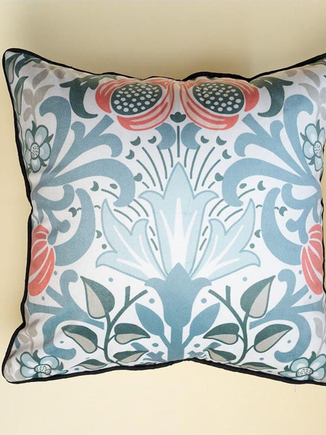 

Aura Grey & Blue Floral Printed Square Shaped Cushion Covers