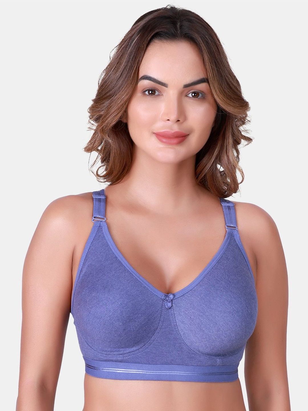 

SKDREAMS Women T-shirt Full Coverage Bra, Blue