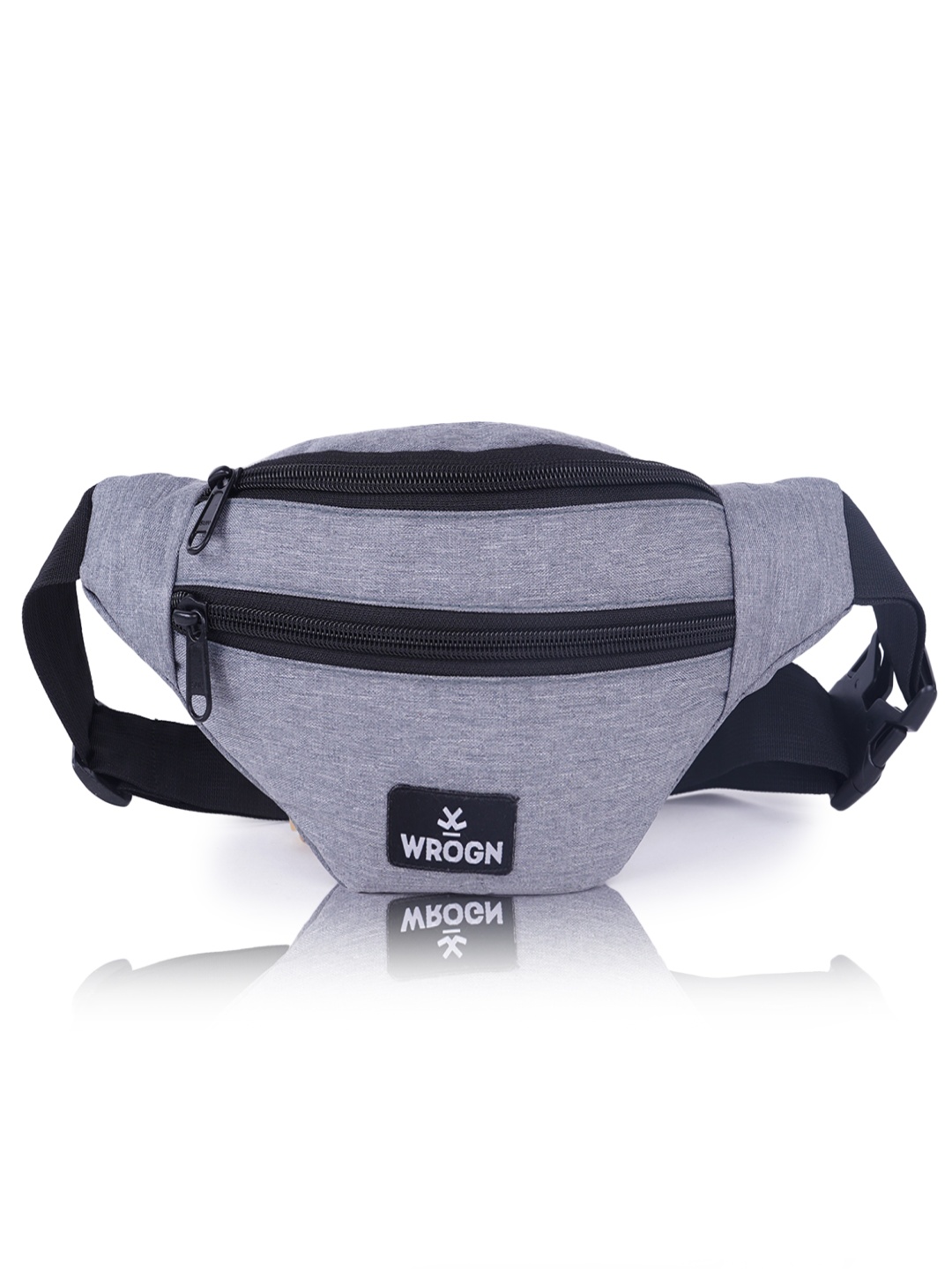 

WROGN Unisex Explorer Waist Pouch, Grey