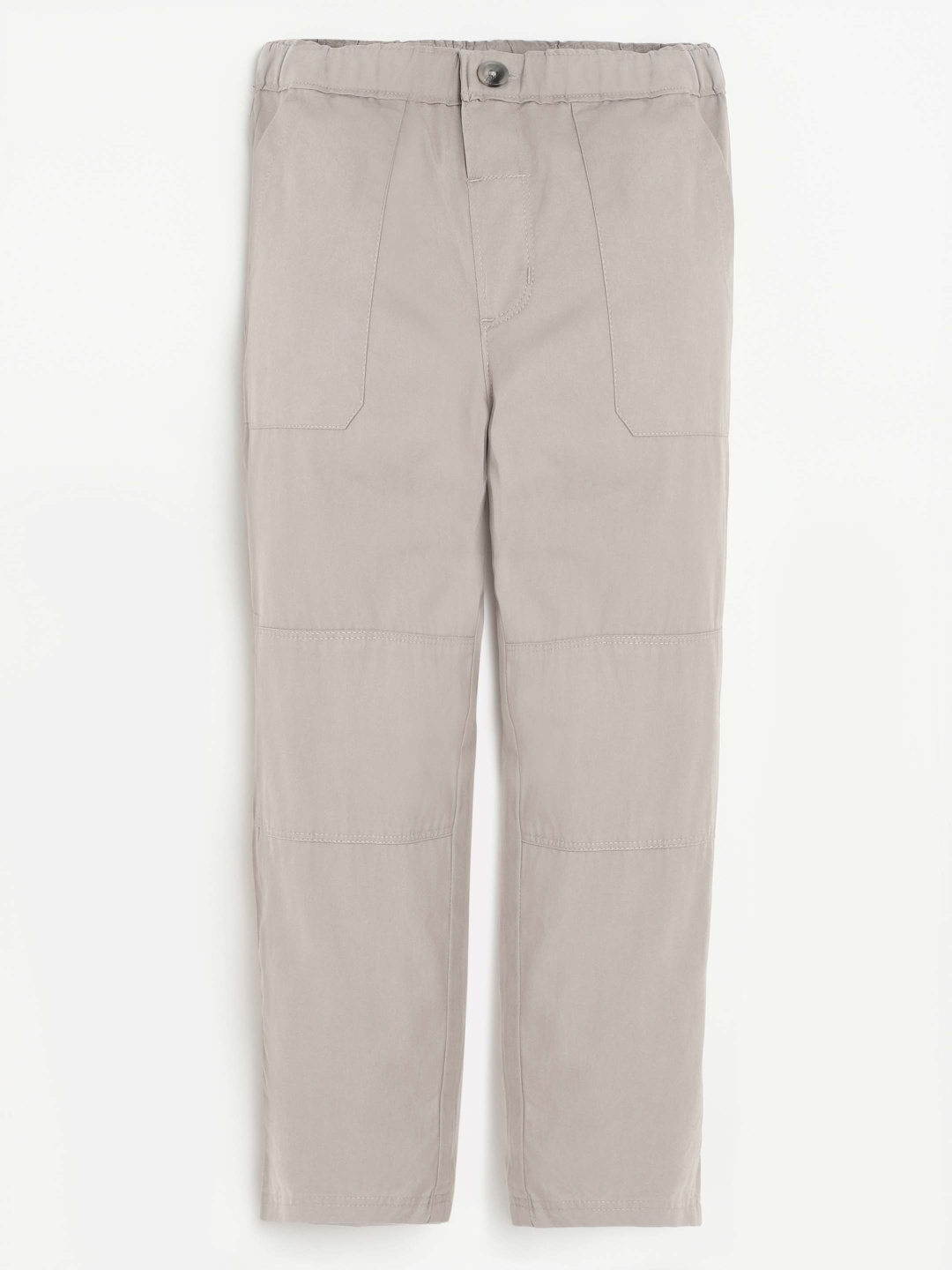 

Campana Boys Cotton Twill Regular Fit Trousers, Grey