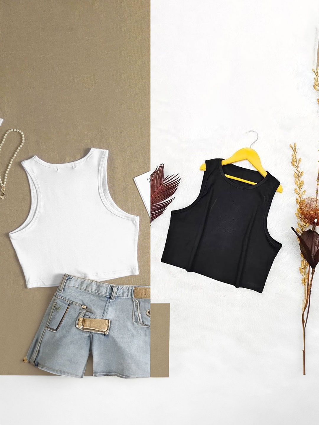 

SRISARAS Tank Top, Black