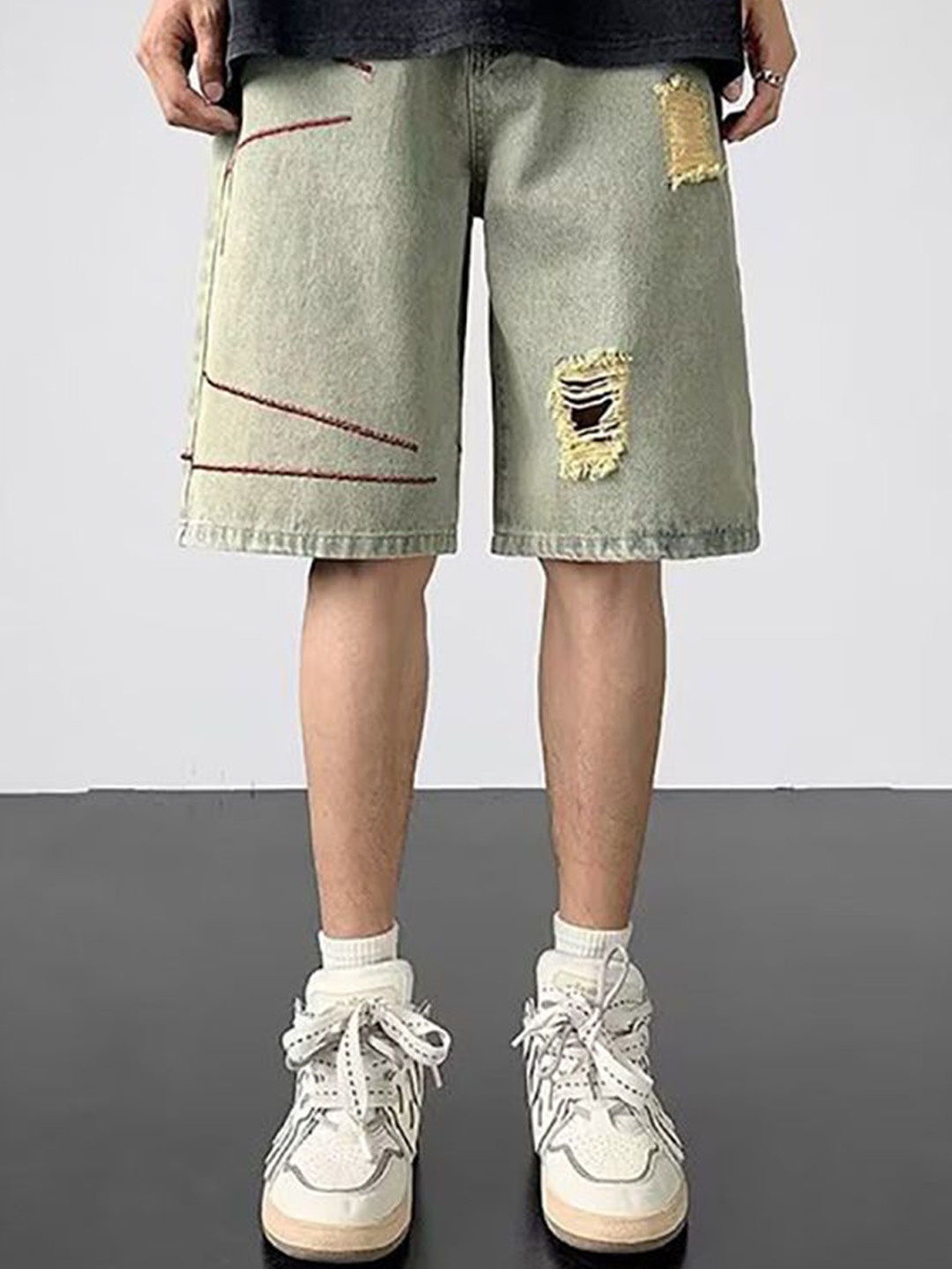 

StyleCast x Revolte Men Denim Shorts, Yellow