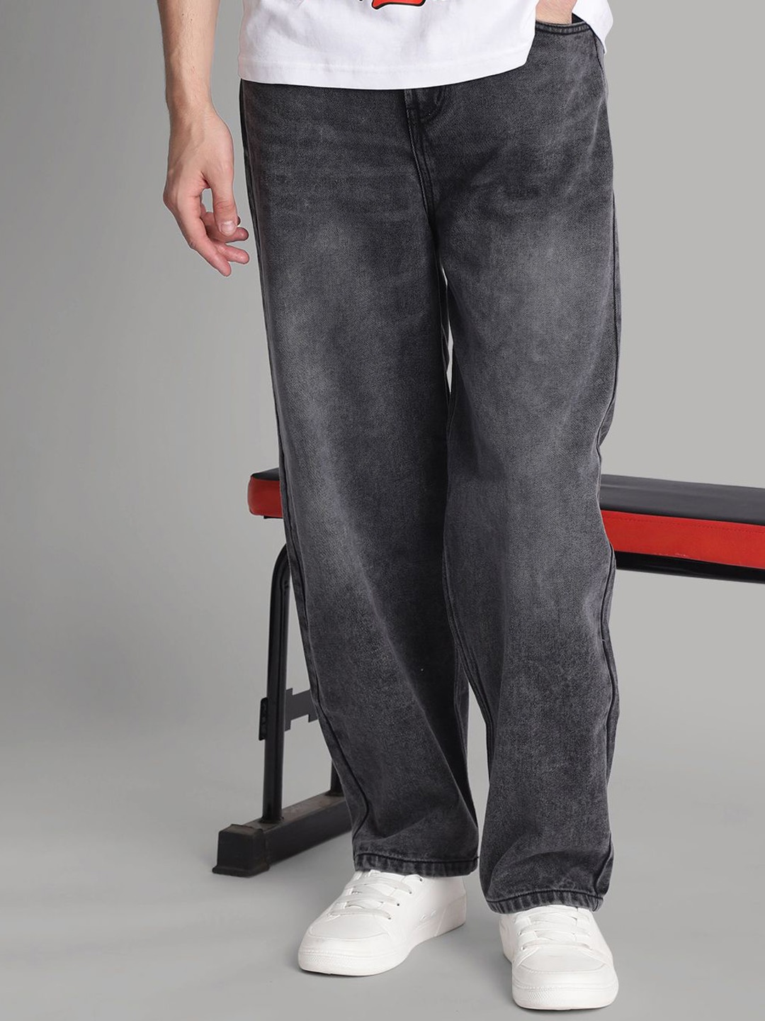 

Bene Kleed Men Light Fade Jeans, Charcoal