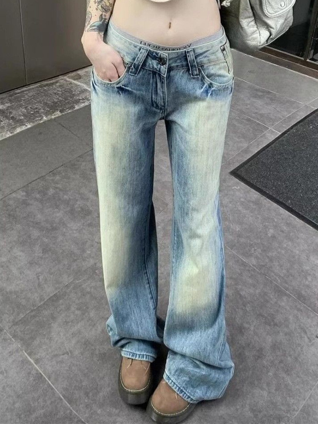 

StyleCast x Revolte Women Light Fade Jeans, Blue