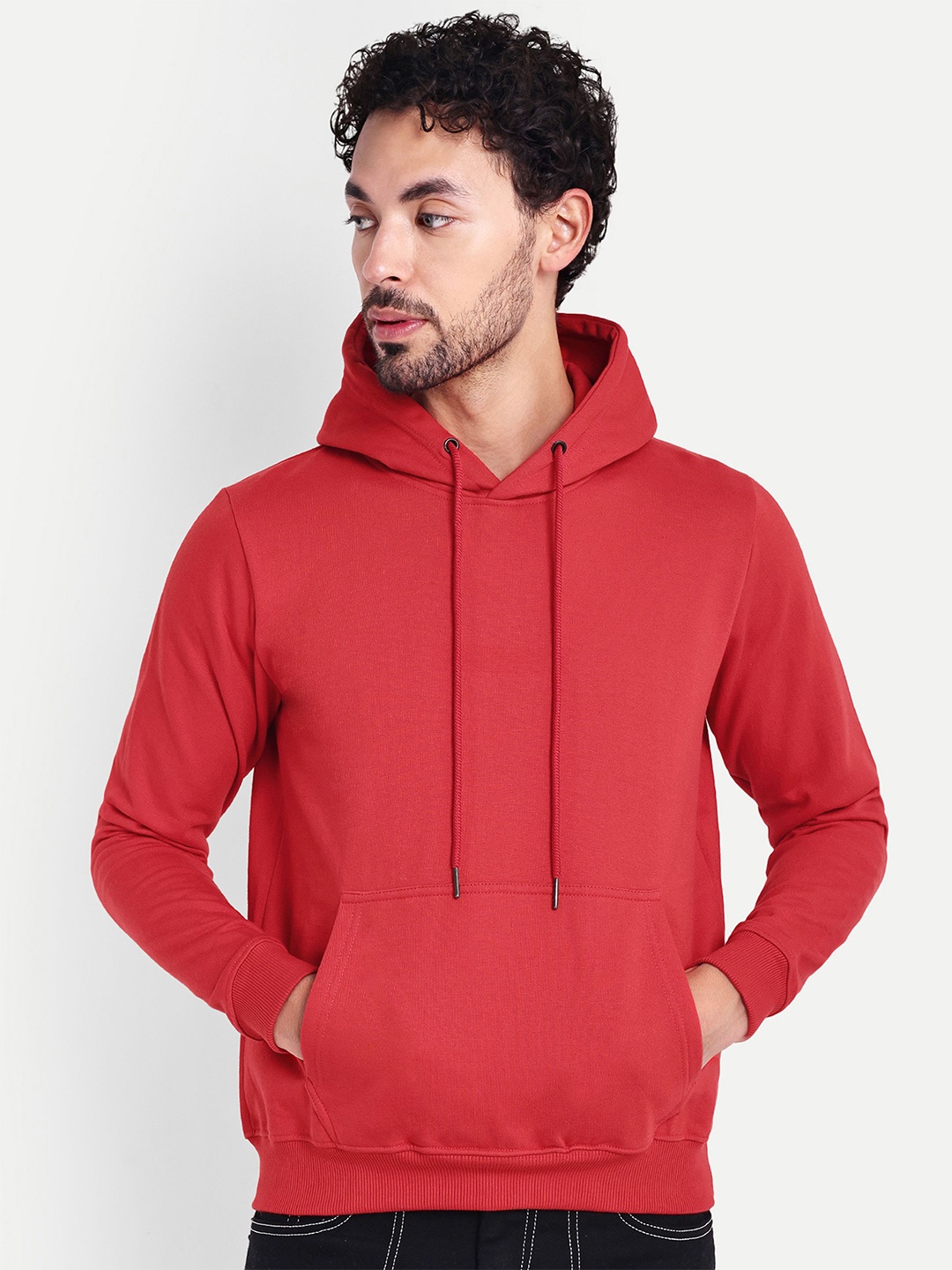 

House of Mool Men Hooded Sweatshirt, Red