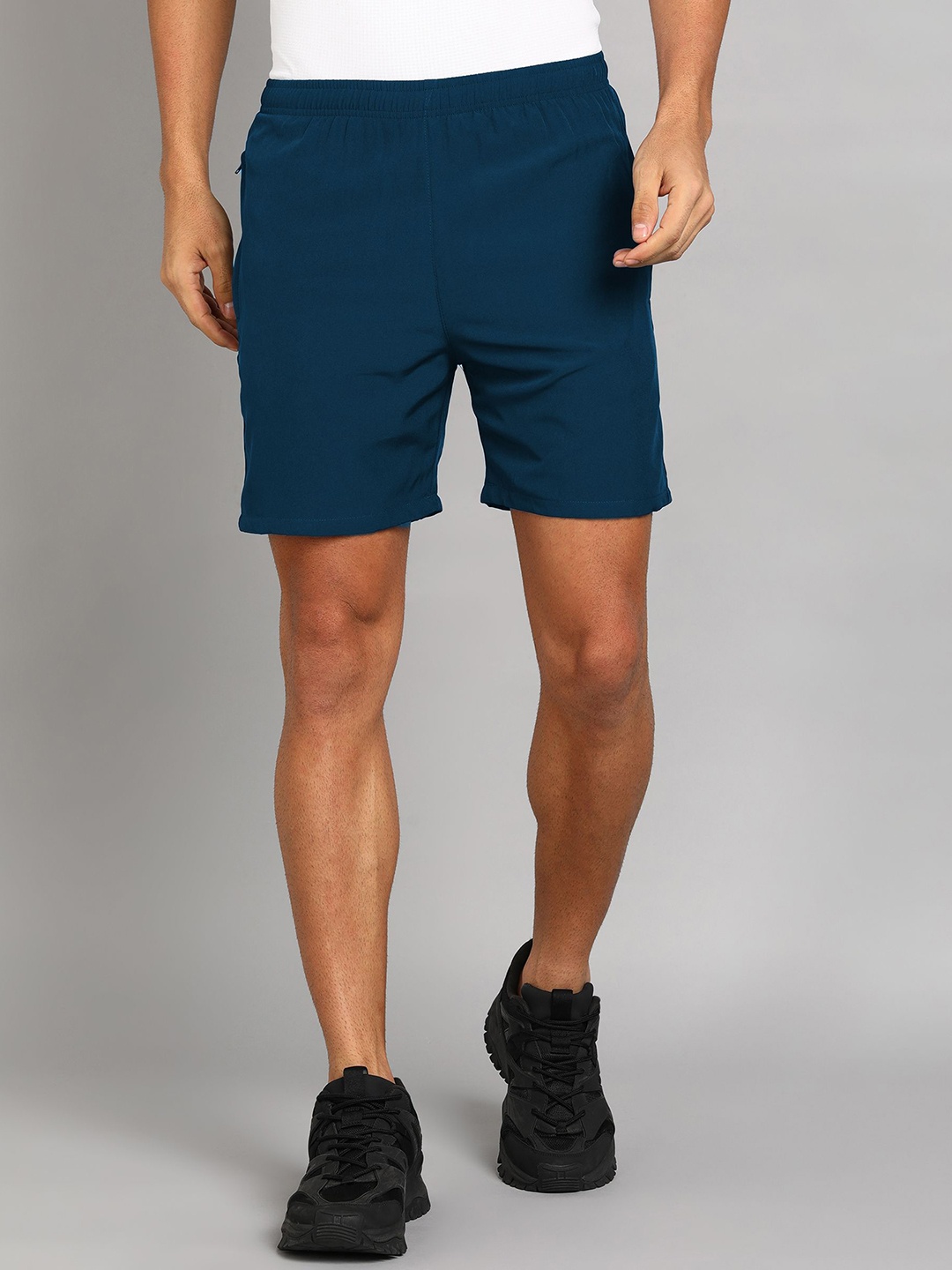 

Moda Rapido Men Slim Fit Sports Shorts, Teal
