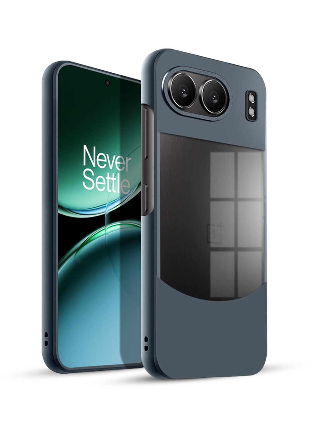 

Karwan Oneplus Nord 4 Ultra Hybrid Shockproof Back Case, Grey