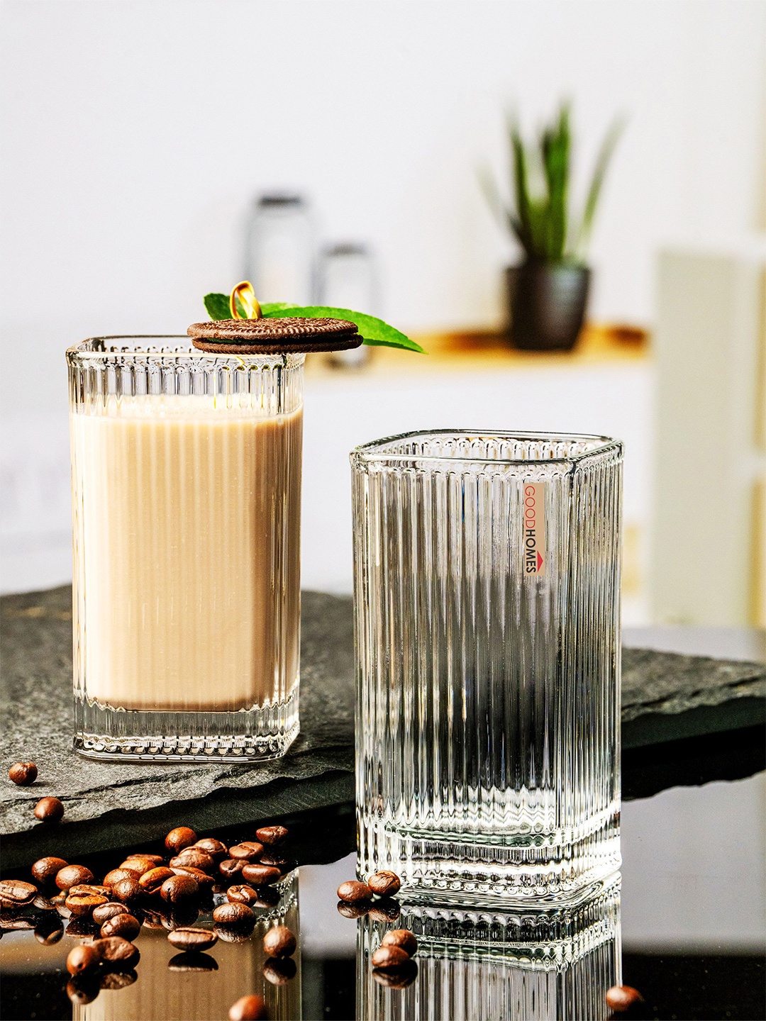 

Glass Juice Tumbler Set of 6pcs, Transparent