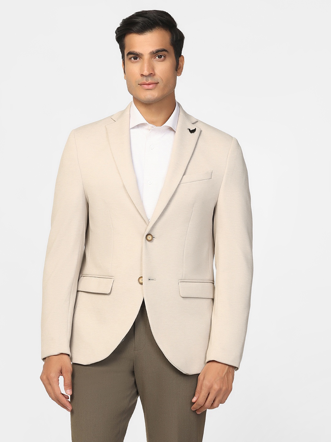 

Blackberrys Single Breasted Blazer, Beige