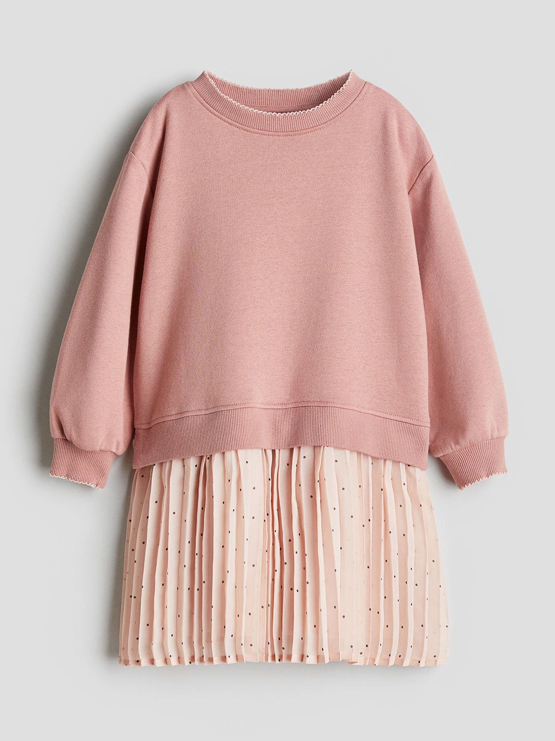 

H&M Girls Sweatshirt Dress, Pink