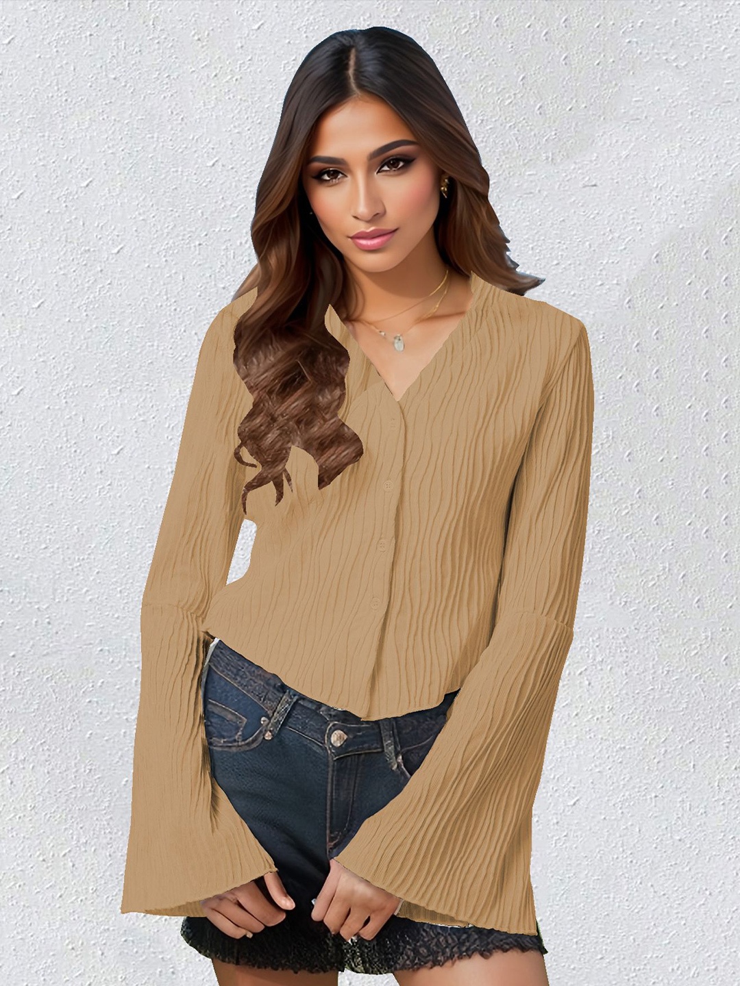 

StyleCast x Revolte Top, Khaki