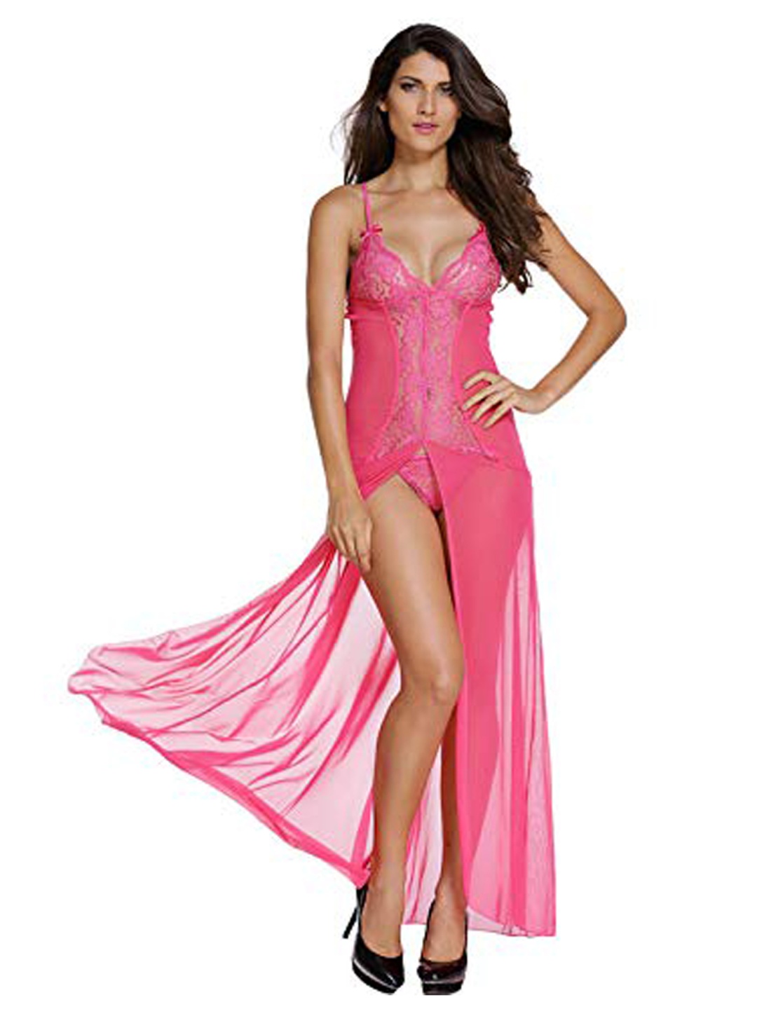 

chia fashions Net Baby Doll, Pink