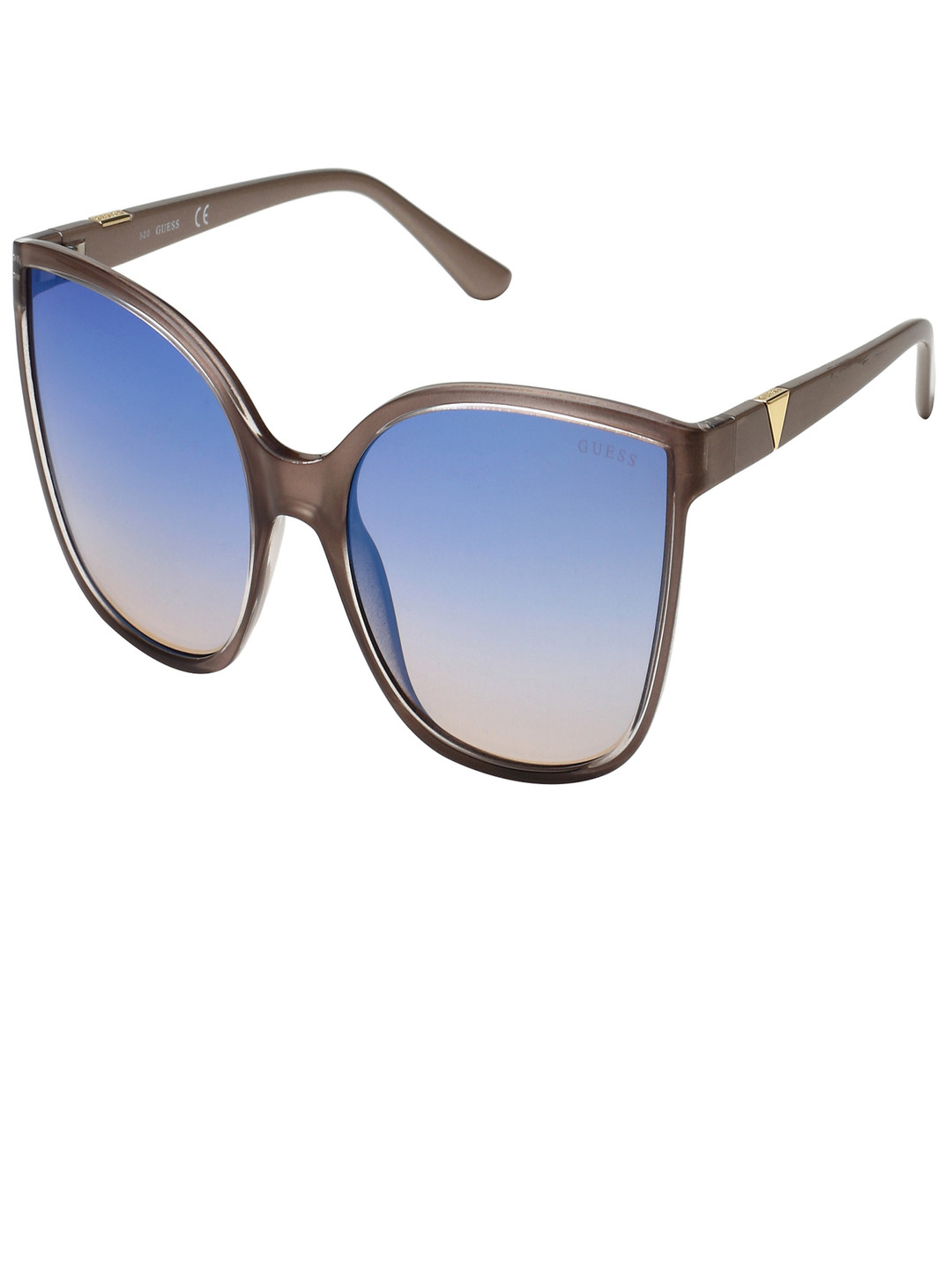 

GUESS Women Butterfly Sunglasses with UV Protected Lens, Blue