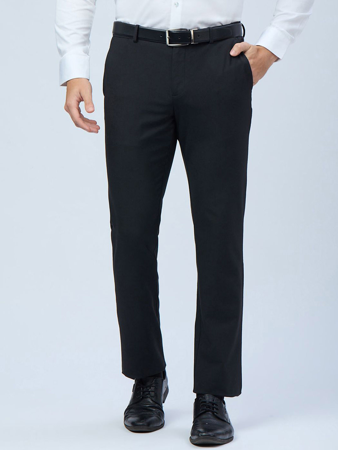 

Reid & Taylor Men Tailored Formal Trousers, Black