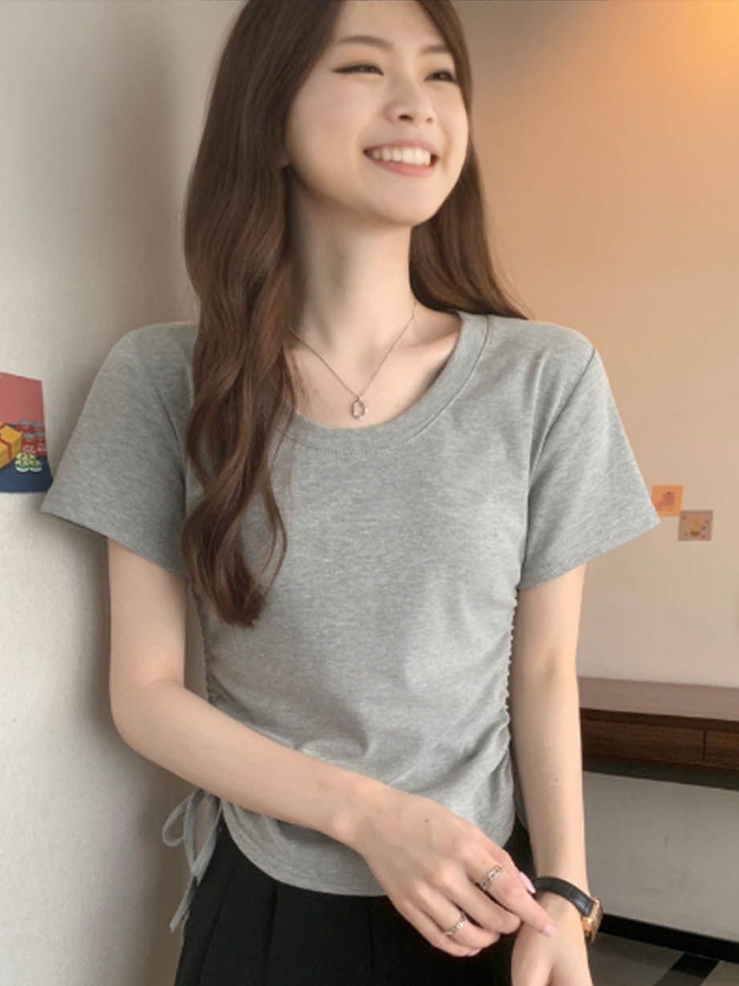 

StyleCast Top, Grey