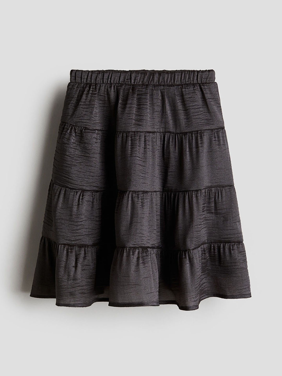 

H&M Tiered Skirt, Grey