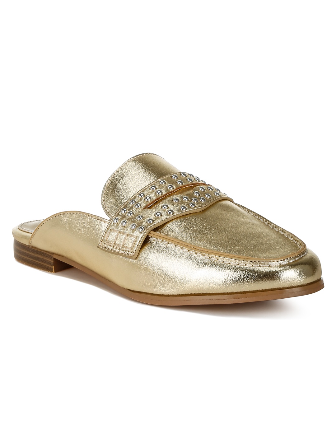 

RAG & CO Women Mules Flats, Gold