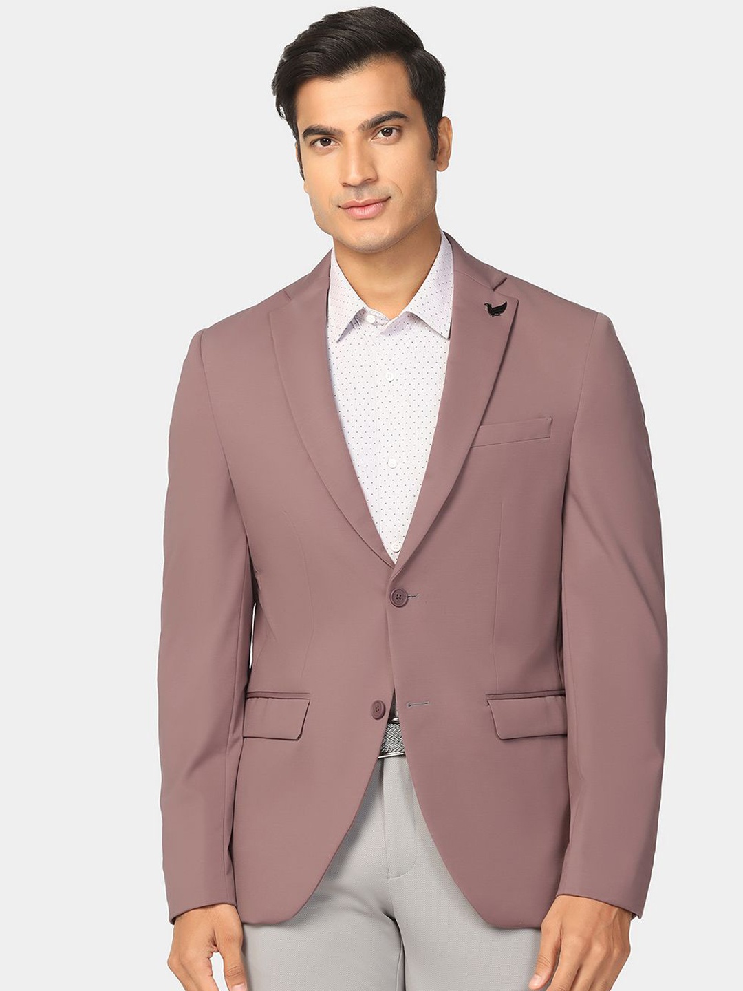 

Blackberrys Slim-Fit Single-Breasted Blazer, Pink