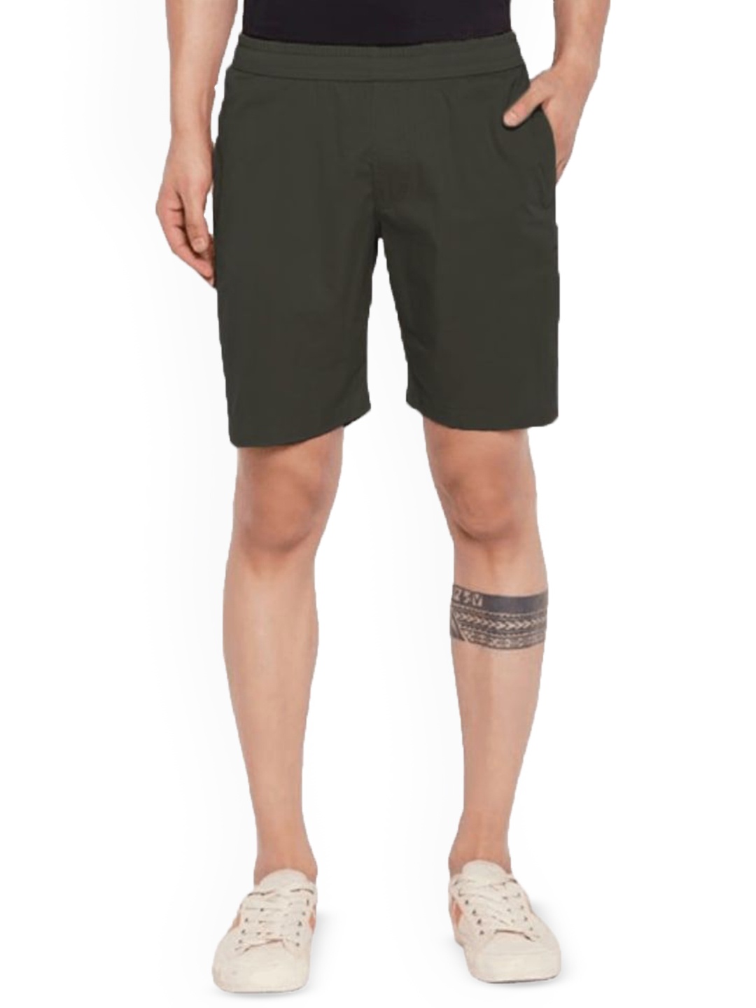 

BAESD Men High-Rise Outdoor Shorts, Green