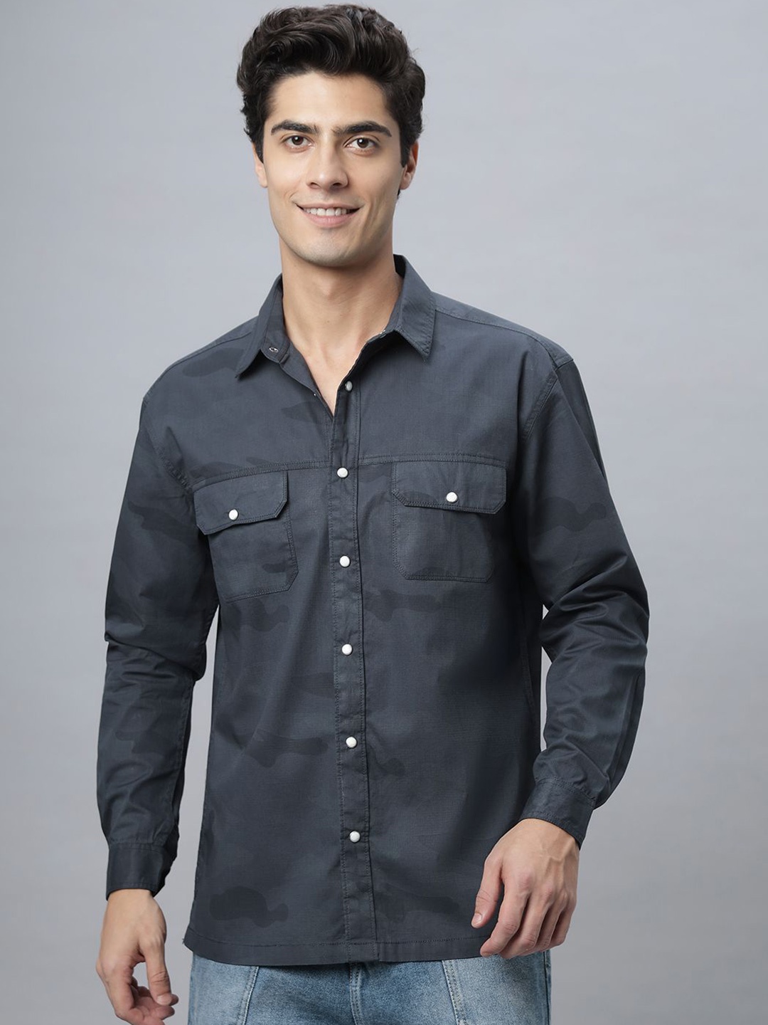 

NEON CHILLIE Men Opaque Casual Shirt, Grey