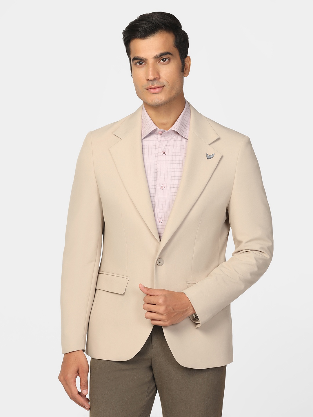 

Blackberrys Single Breasted Blazer, Beige