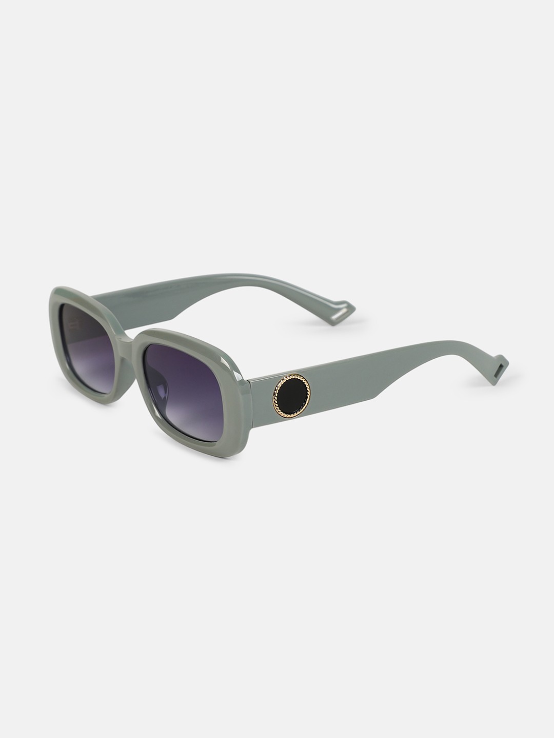 

HAUTE SAUCE by Campus Sutra Women Rectangle Sunglasses with Polarised Lens AW25_HSSG2752, Grey