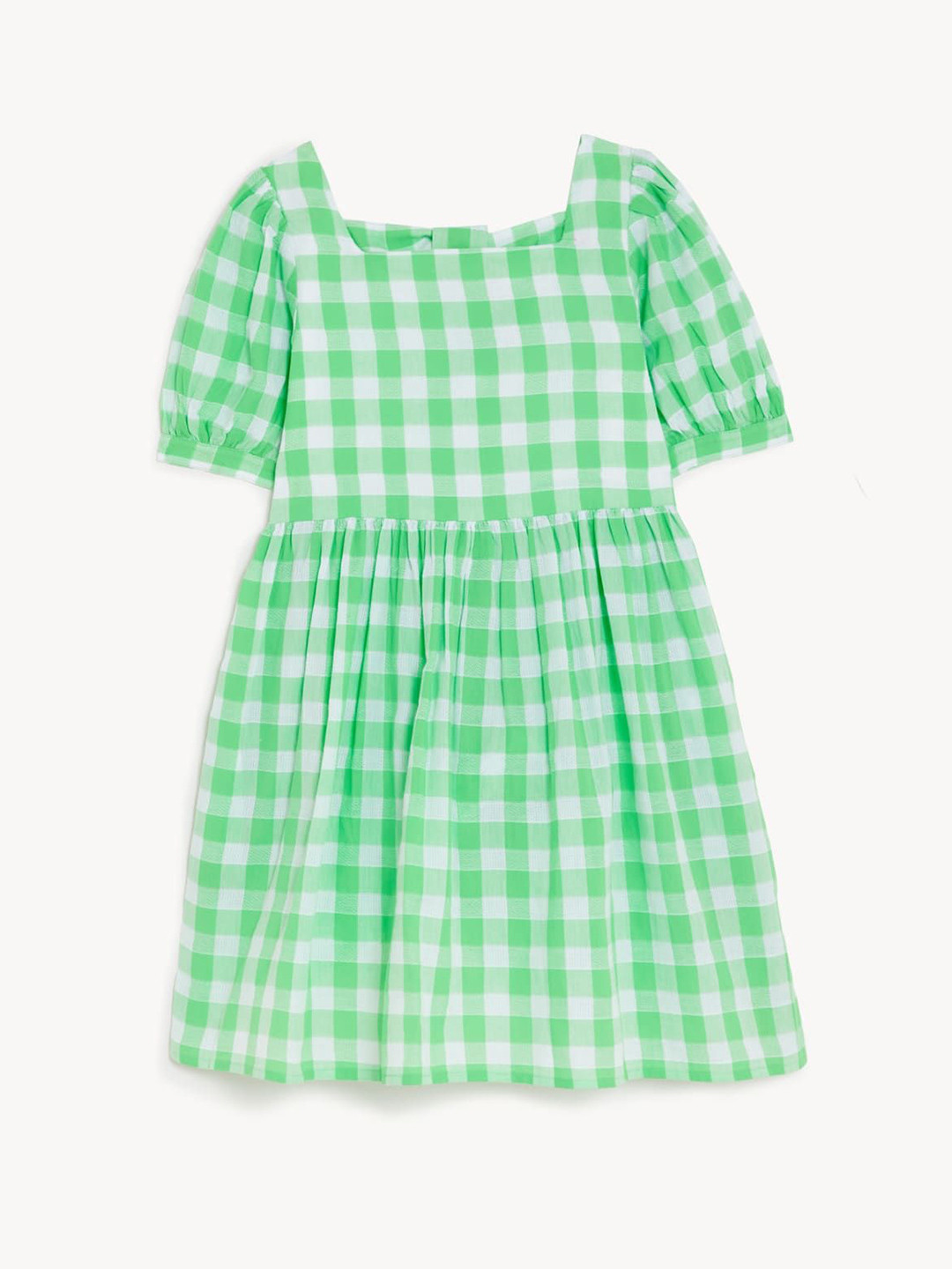 

Marks & Spencer Checked Fit & Flare Dress, Multi