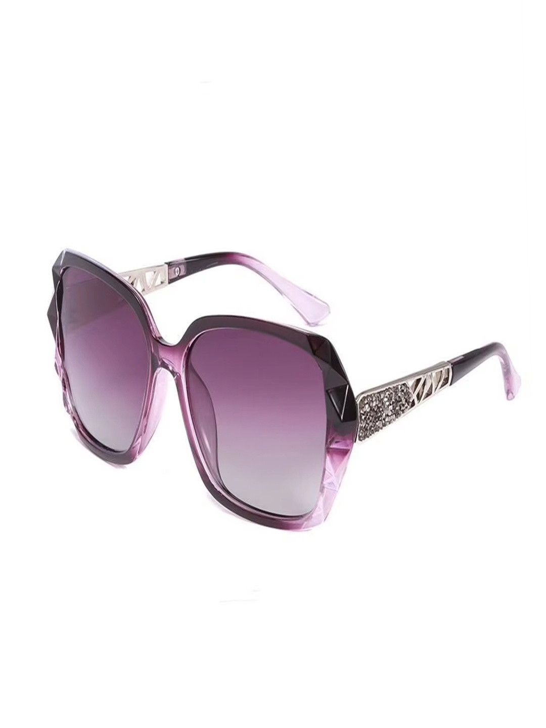 

HAYDEN haiza Women Square Sunglasses with UV Protected Lens, Purple