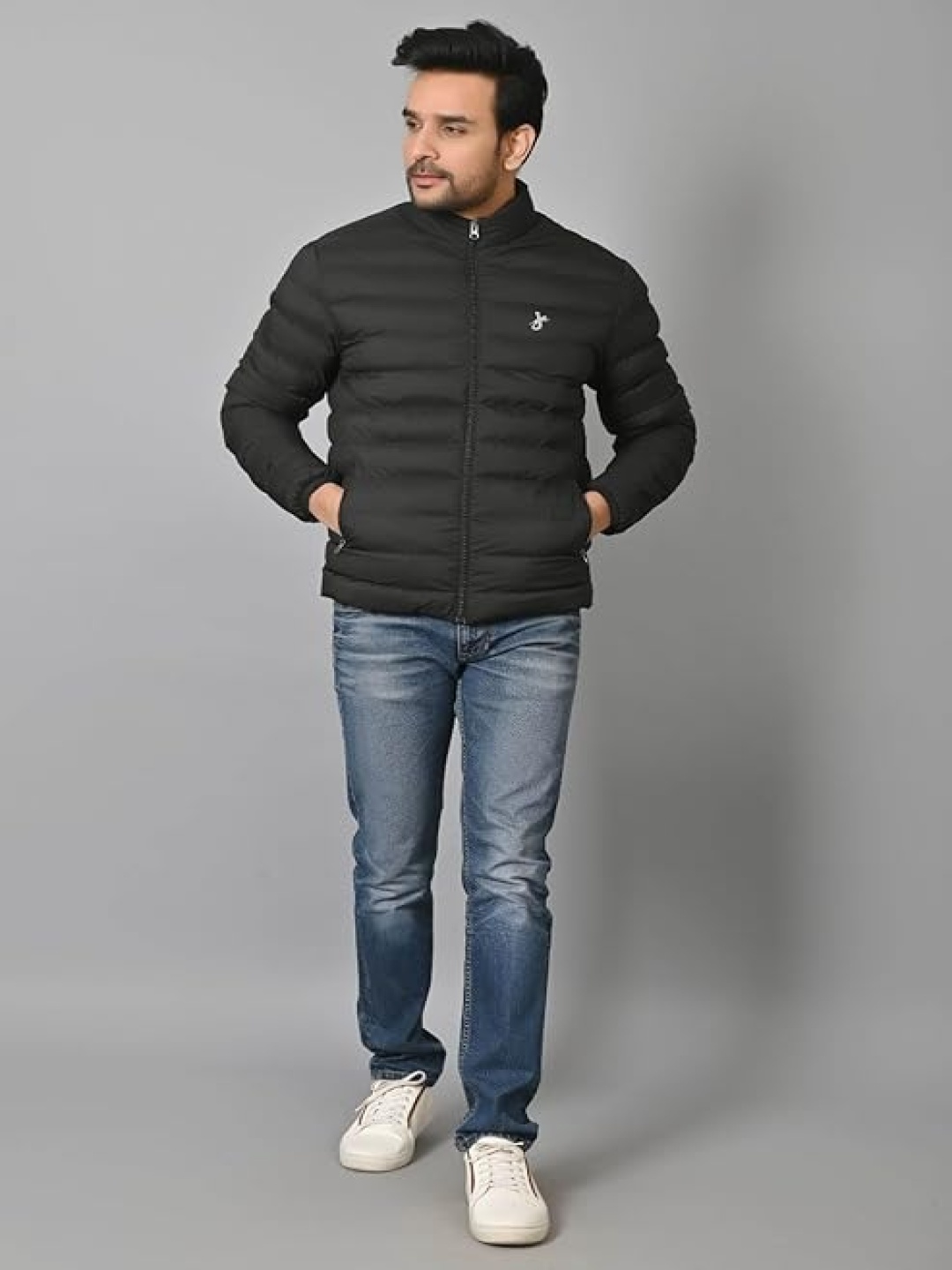 

JAGURO Men Lightweight Bomber Jacket, Black