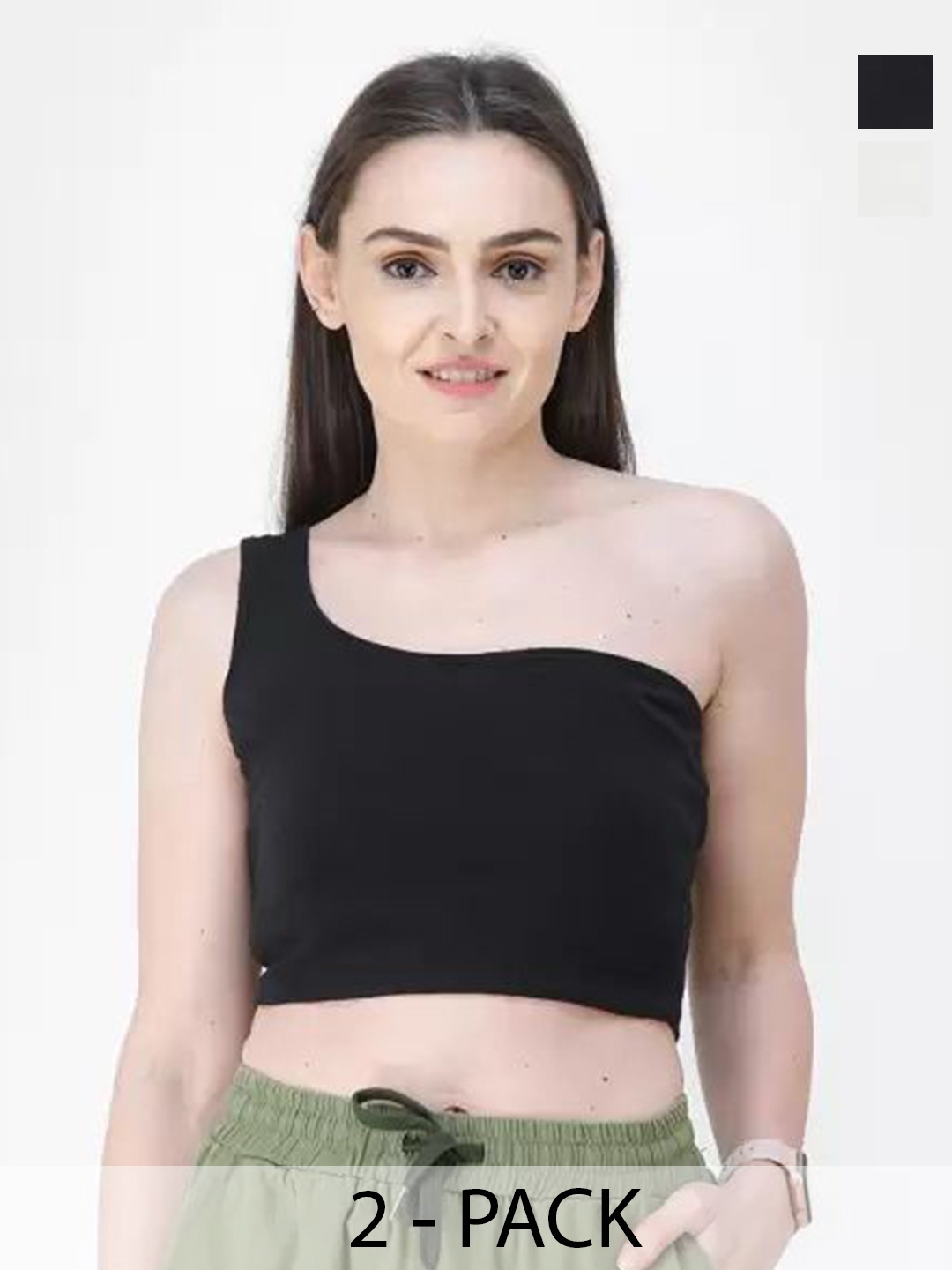 

SRISARAS Tank Crop Top, Black