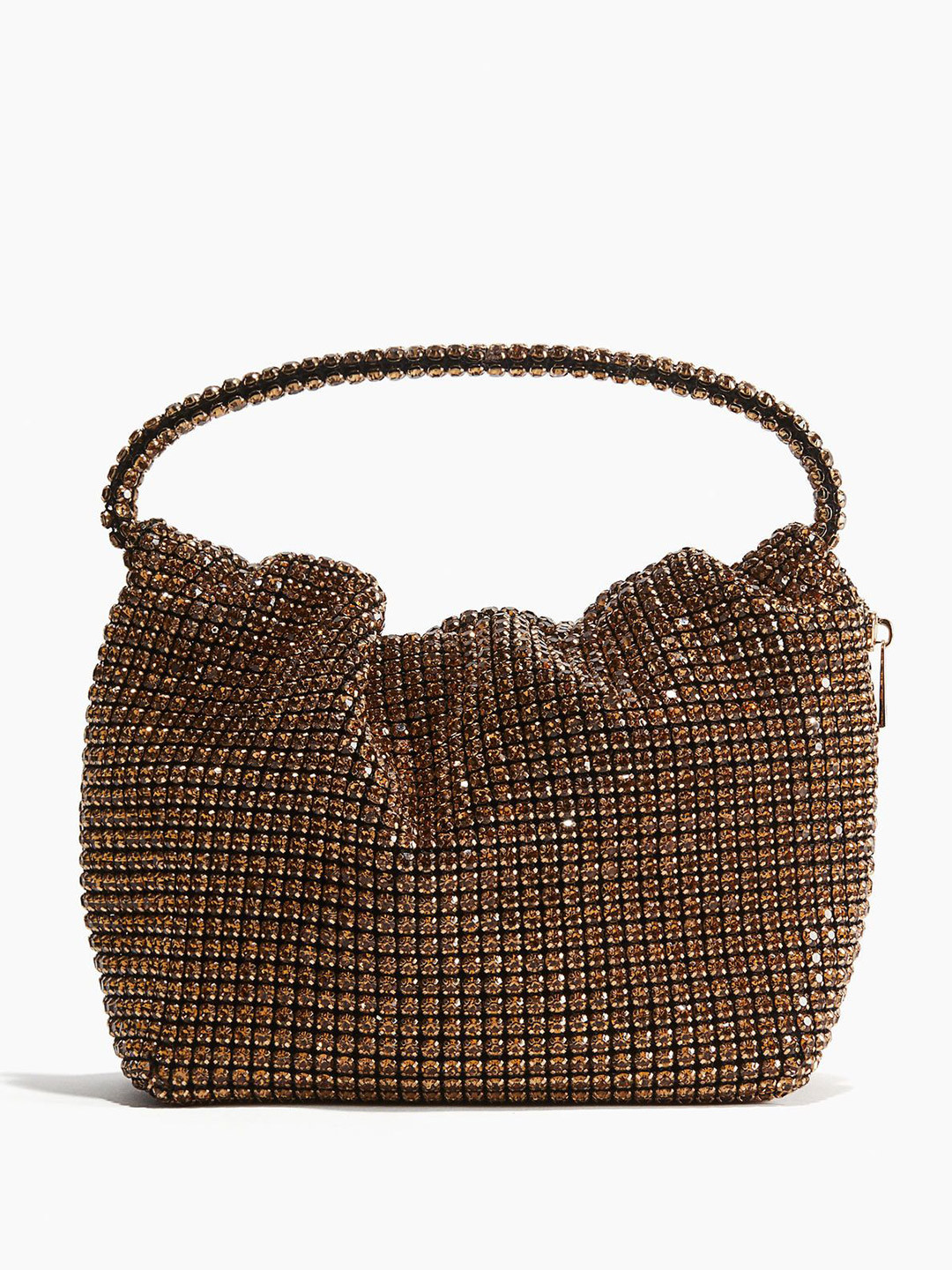 

H&M Rhinestone Handbag, Gold