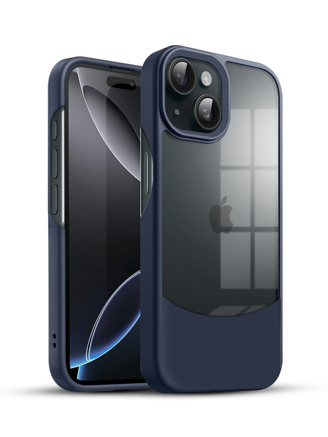 

Karwan Ultra-Hybrid Shockproof Case iPhone 15 Plus Back Case, Blue