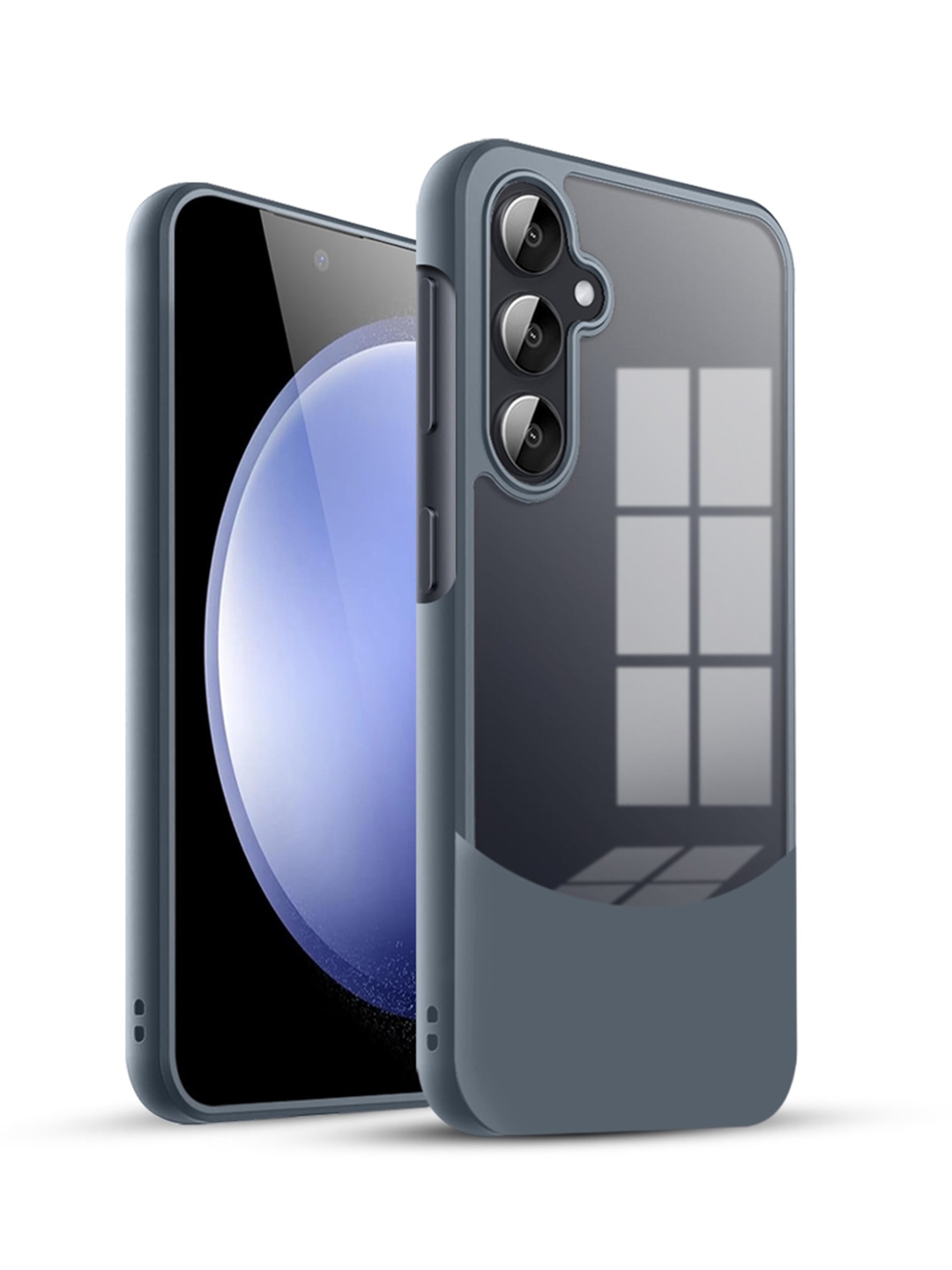 

Karwan Samsung S25 Ultra Hybrid Shockproof Back Case, Grey