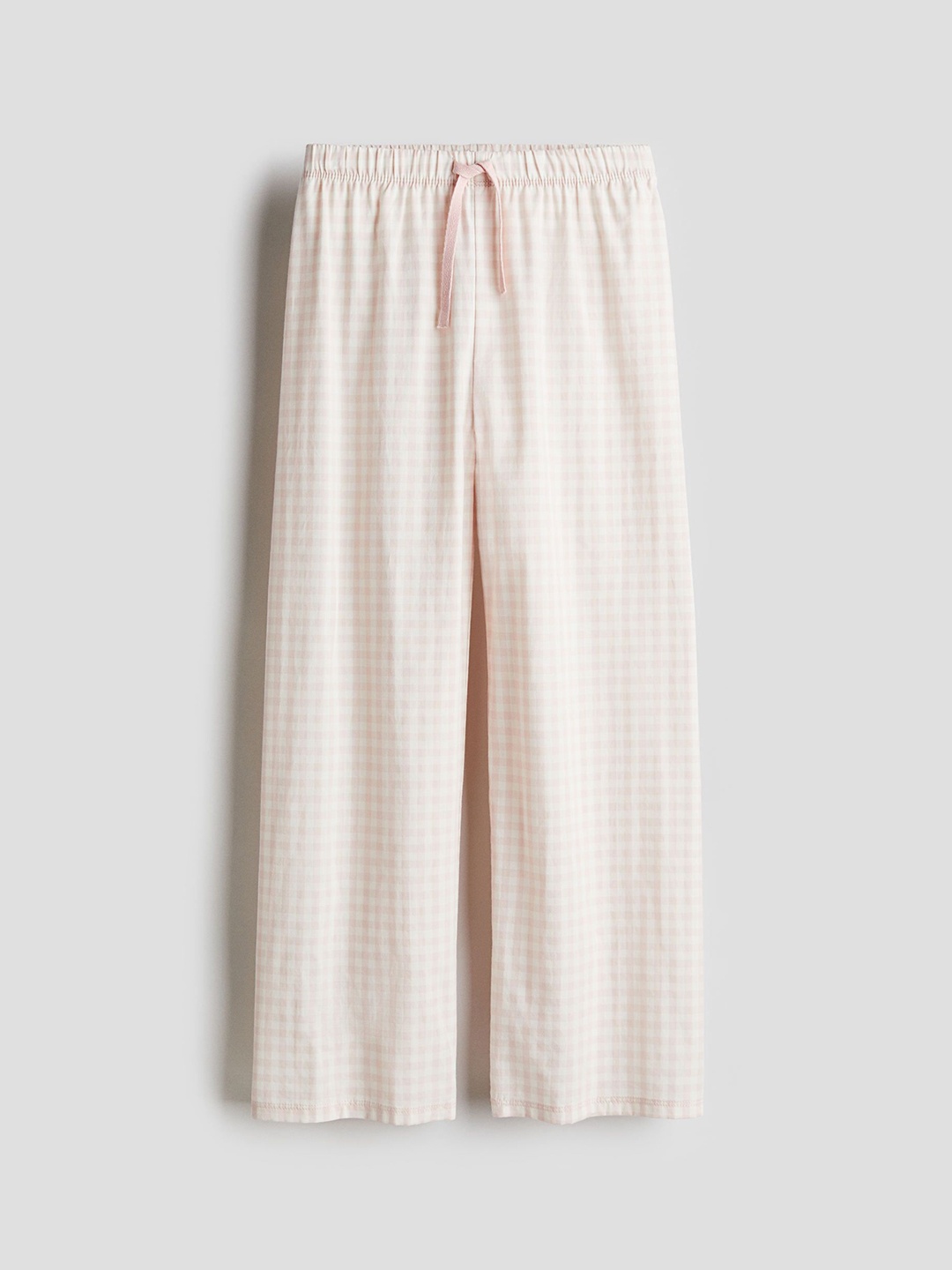 

H&M Cotton Poplin Trousers, Pink