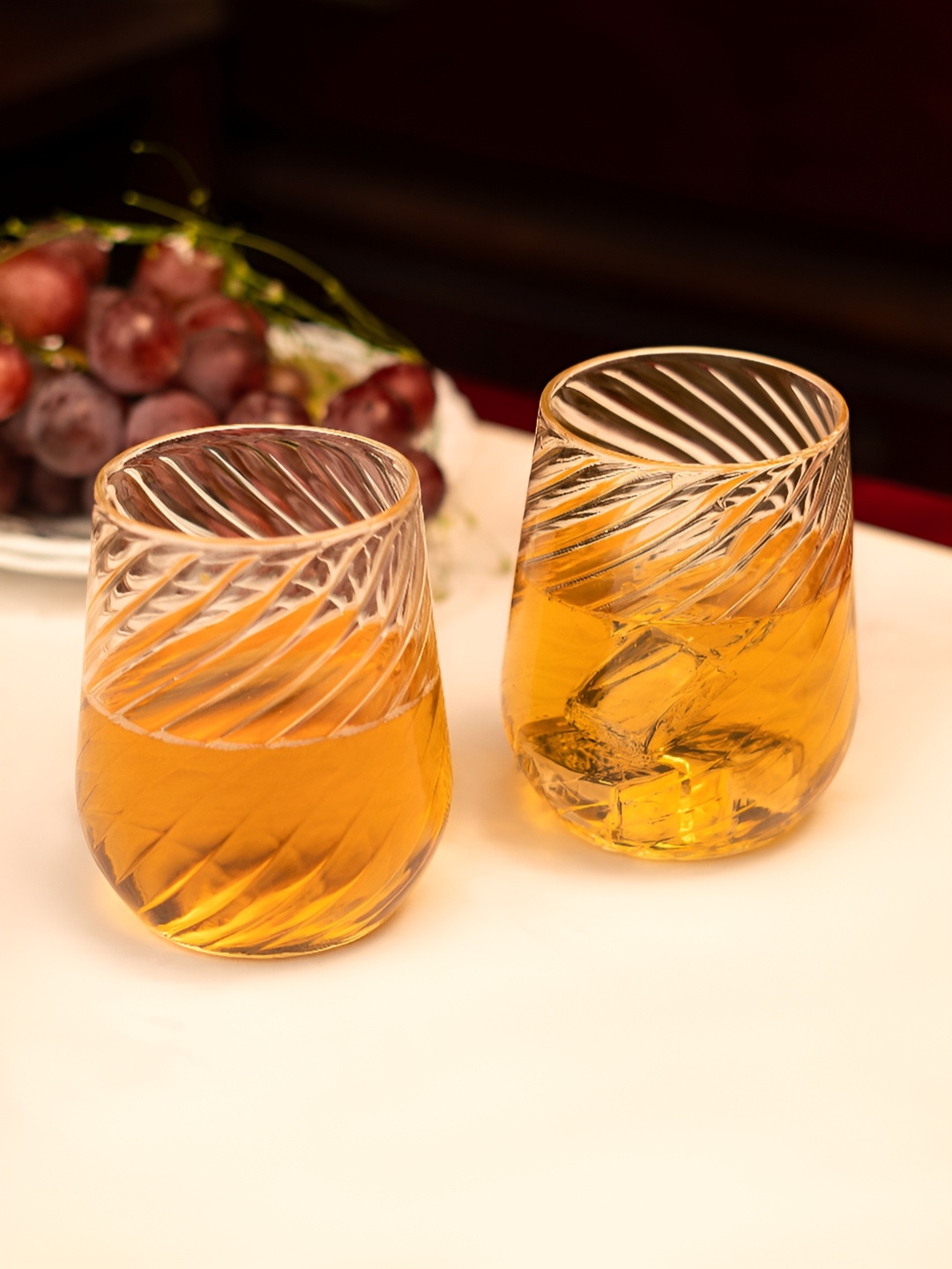 

Aura Transparent Printed Borosilicate Glass Transparent Mugs Set of Cups and Mugs