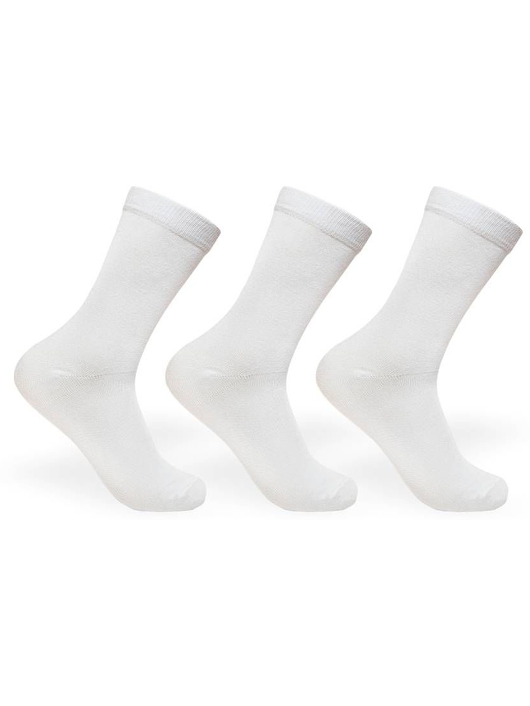 

Camey Men Pack Of 3 Ankle Length Socks, White