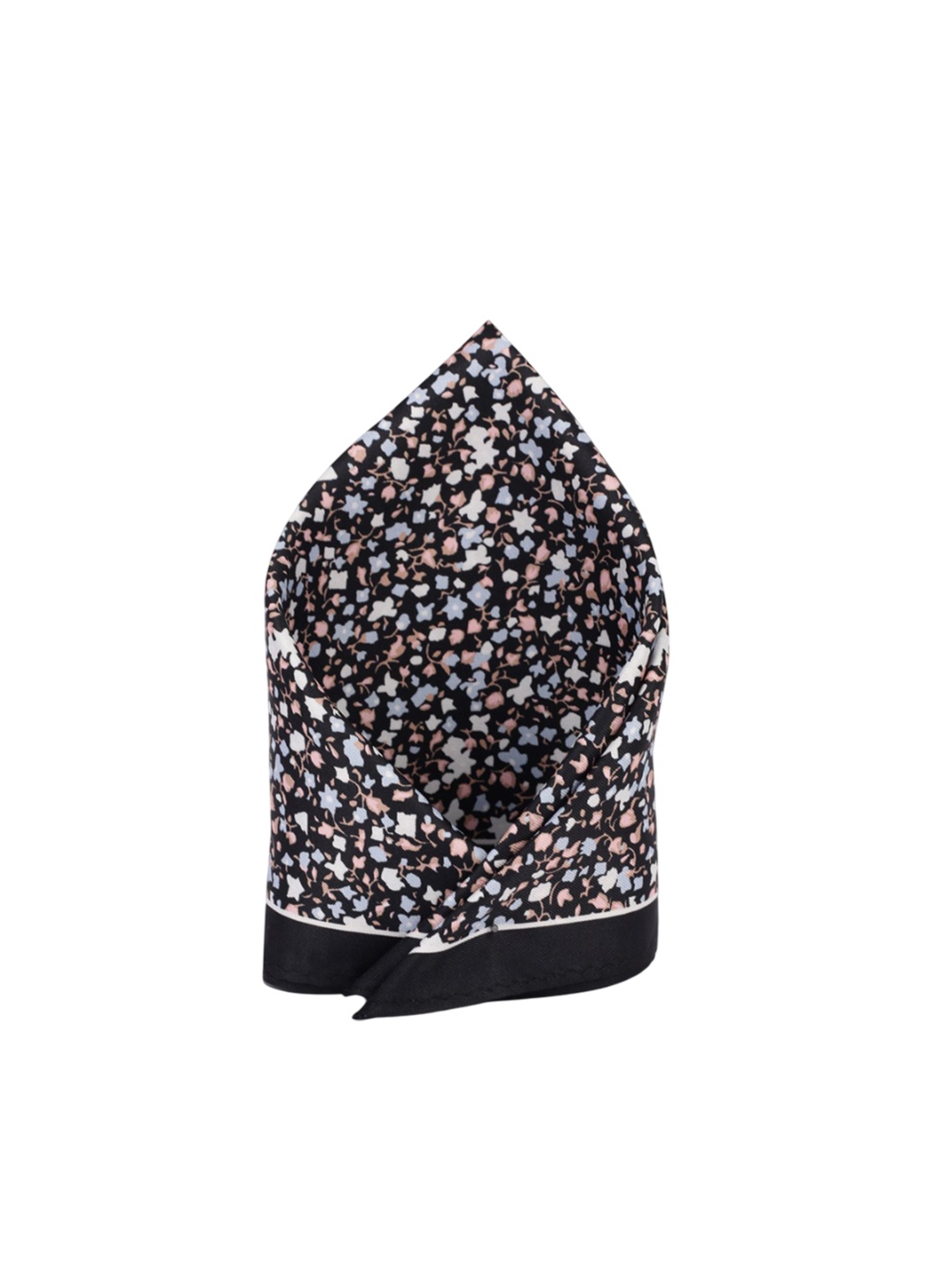 

Van Heusen Floral Printed Microfiber Pocket Squares, Black