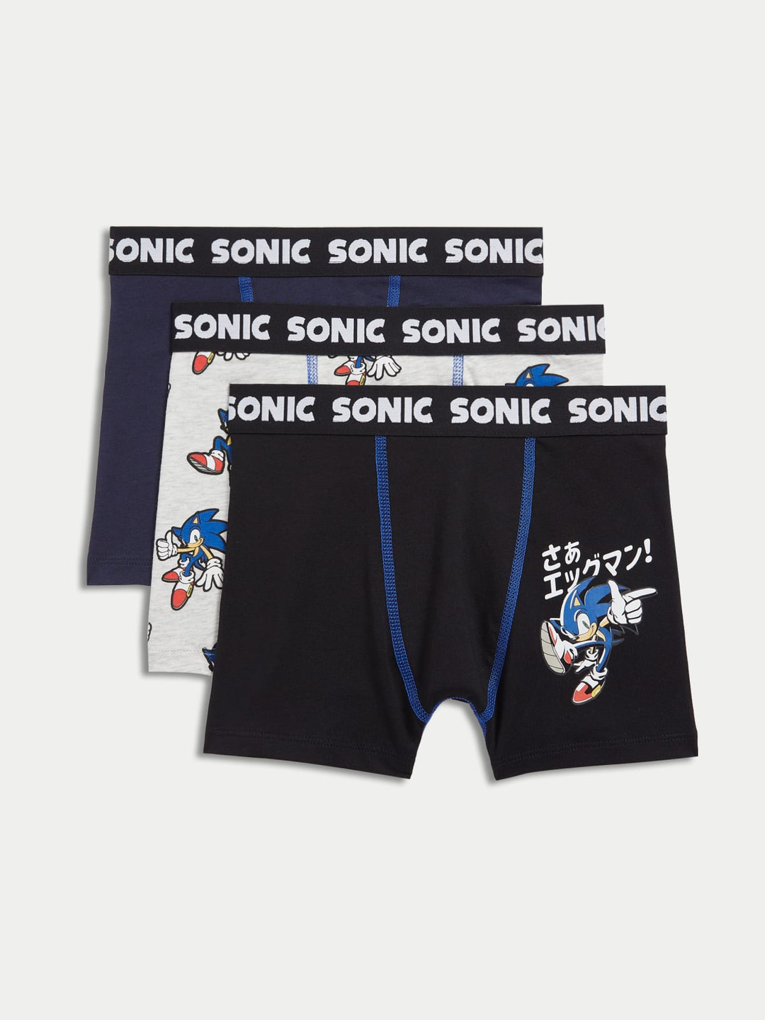 

Marks & Spencer Pack Of 3 Printed Mid Rise Trunks T715809DMULTI-MULTI, Black