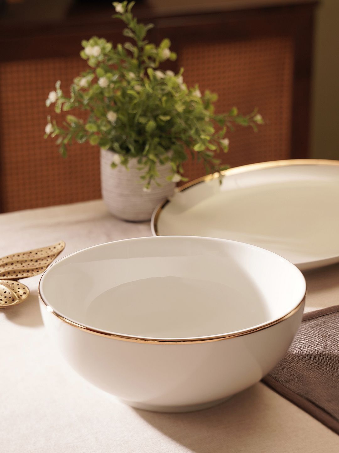 

Pure Home and Living Unisex White Bowl