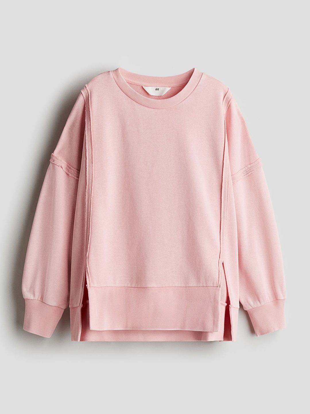 

H&M Girls Oversized Sweatshirt, Pink