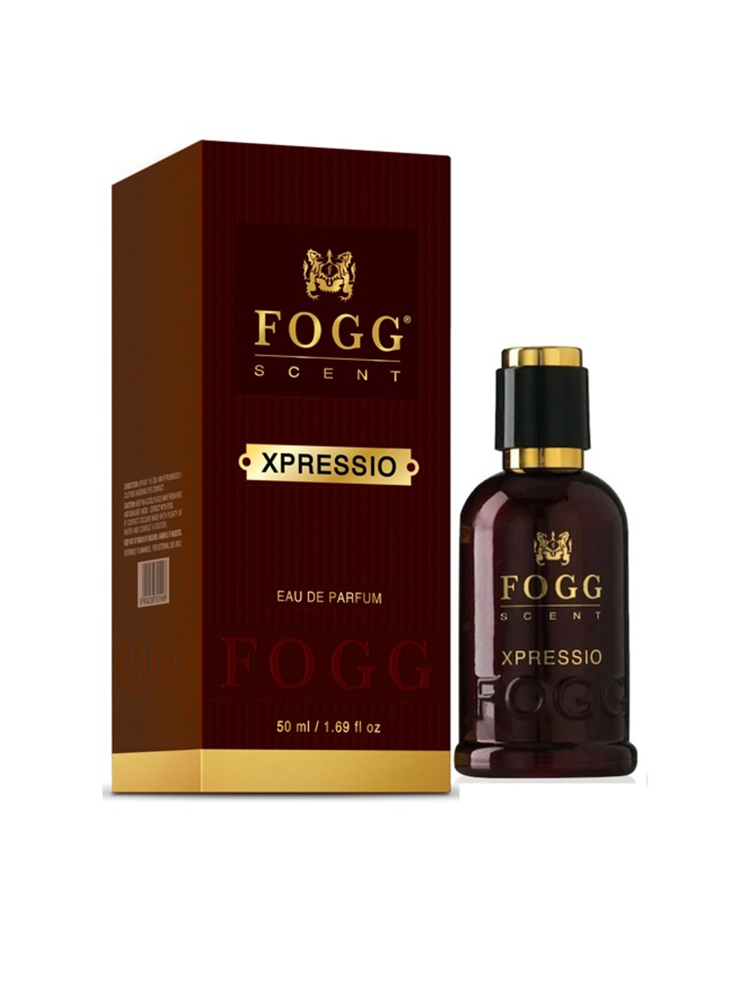 

Fogg Men Scent Xpressio Eau De Parfum for Long-Lasting, Fresh & Powerful Fragrance - 50 ml, Brown