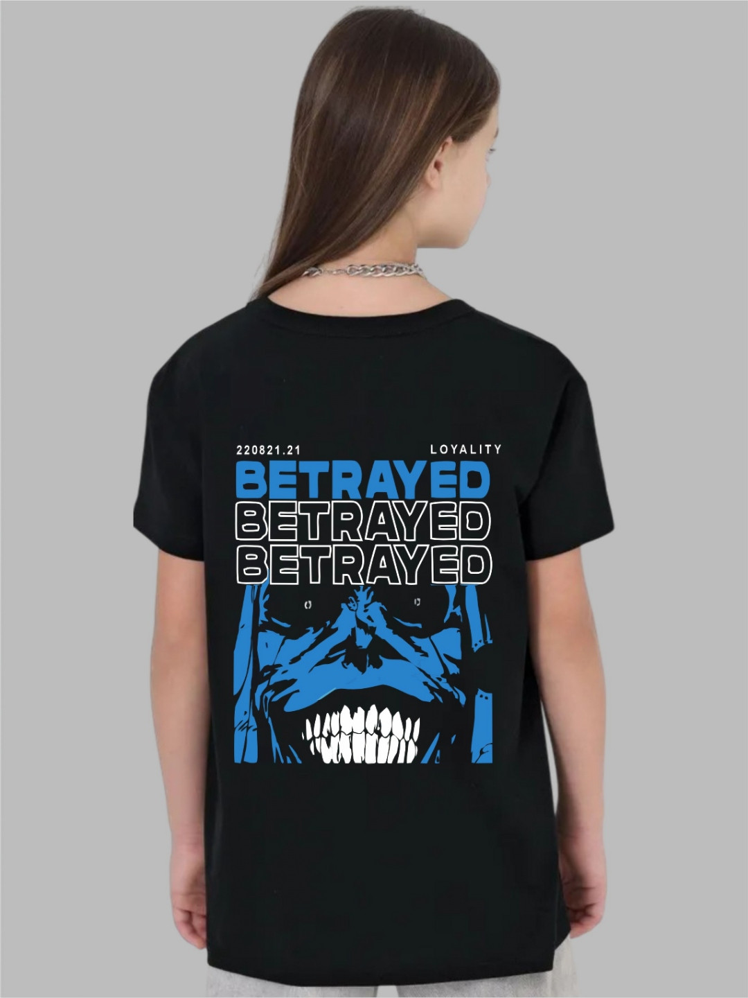 

Uniplanet store Girls Typography Printed Pockets T-shirt, Black