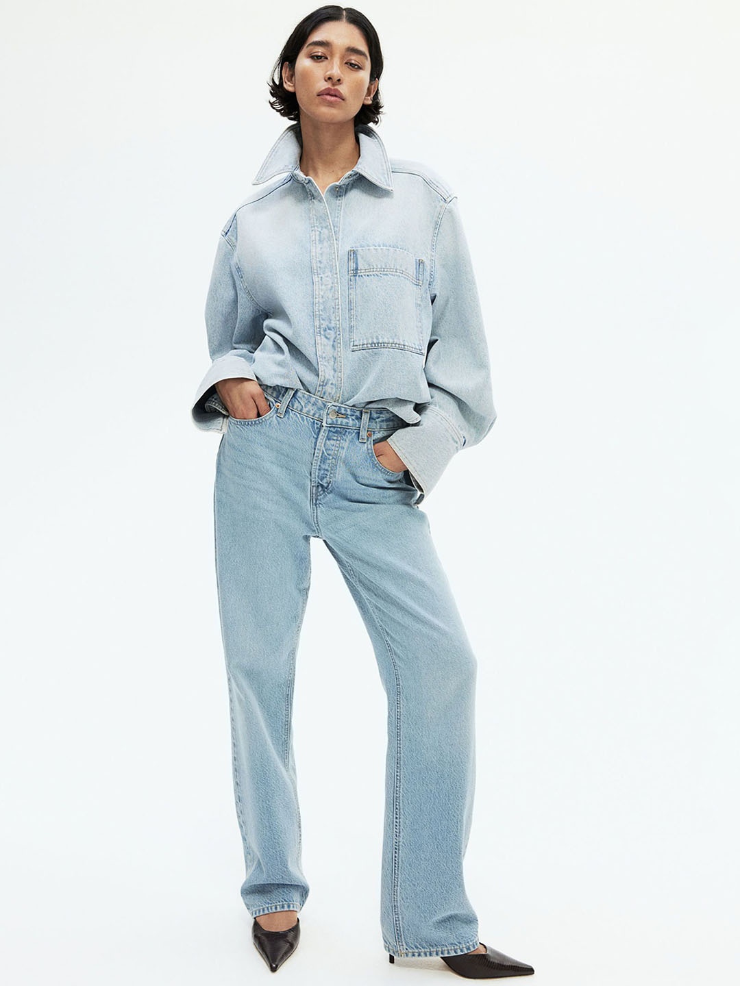 

H&M Straight Jeans, Blue
