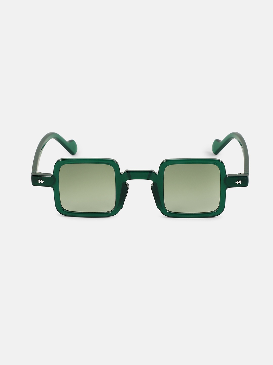 

HAUTE SAUCE by Campus Sutra Women Square Sunglasses with Polarised Lens AW25_HSSG2746, Green