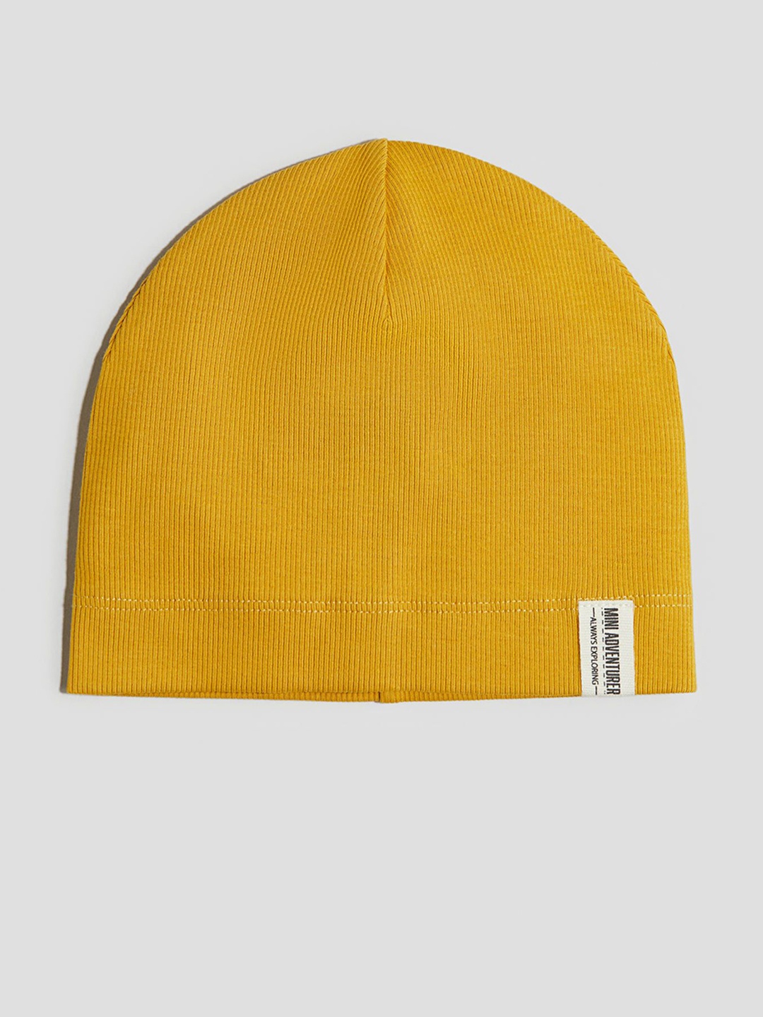 

H&M Ribbed Beanie, Yellow