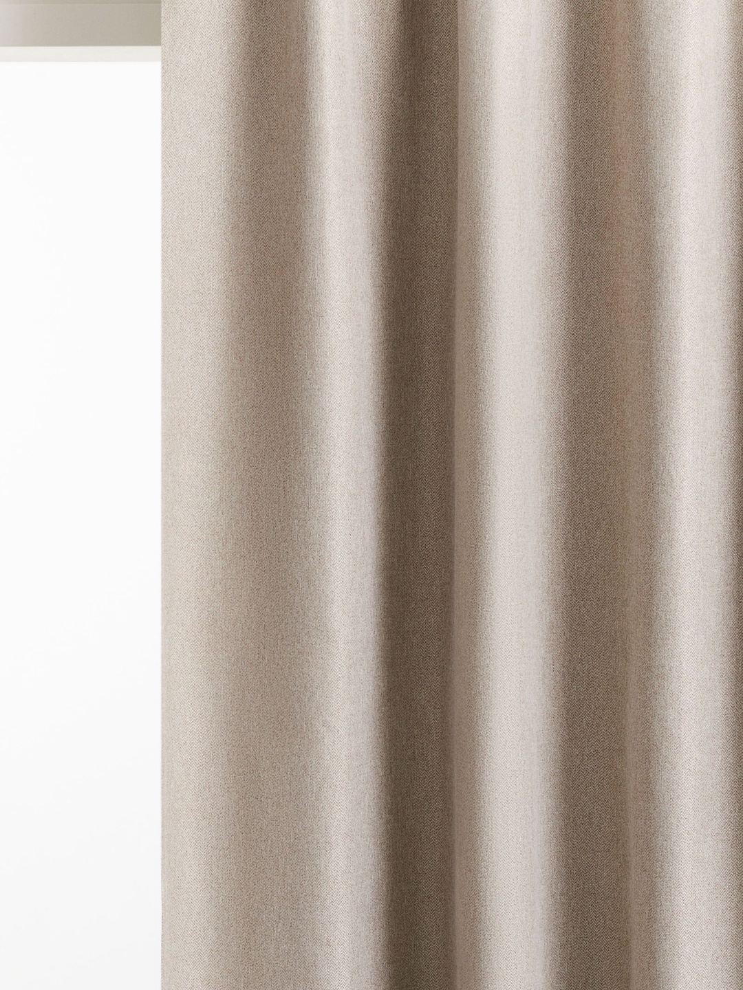 

H&M Beige 1-Pack Wide Blackout Curtain Length