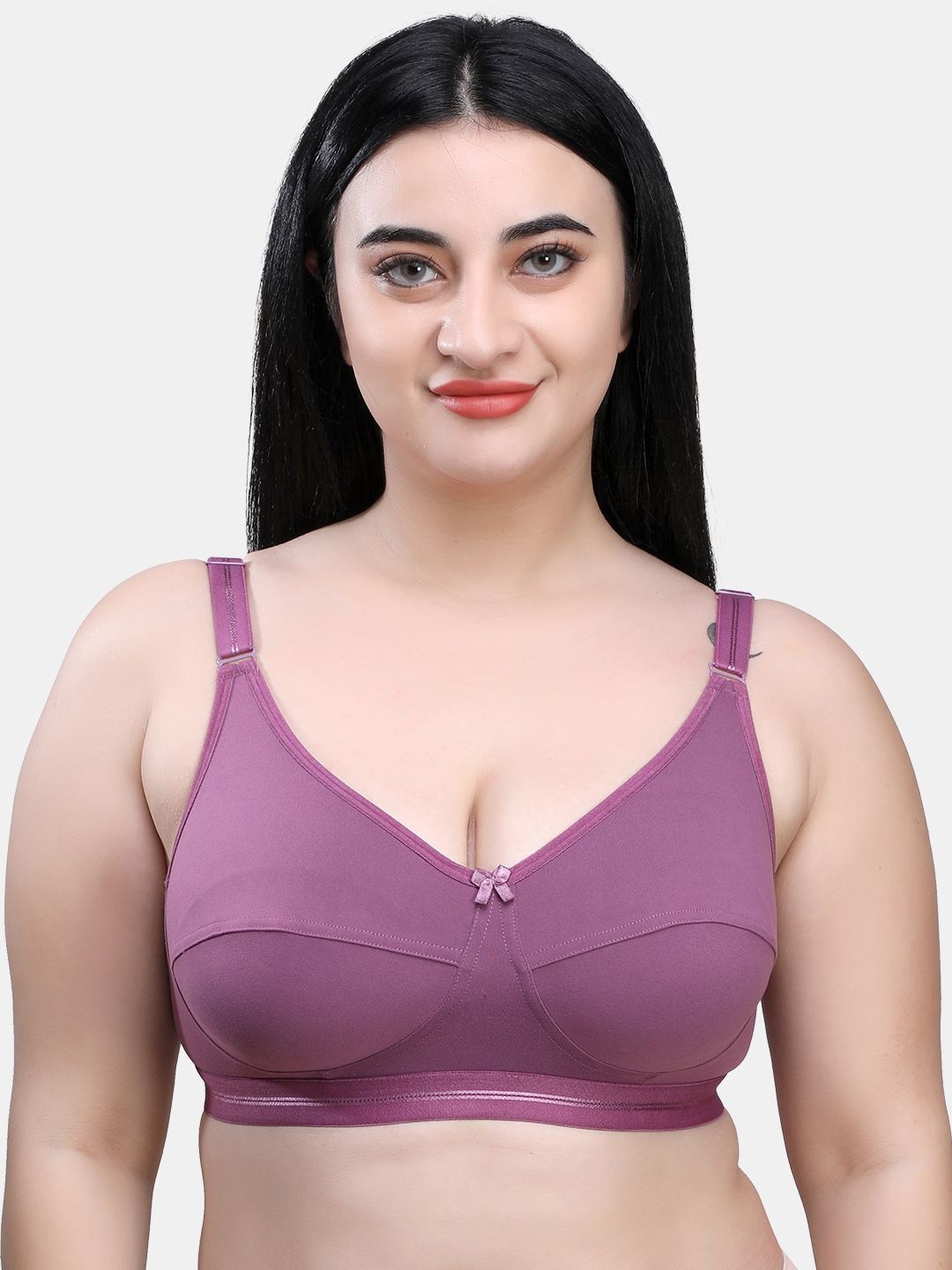 

SKDREAMS Women Full Coverage Everyday Bra, Purple