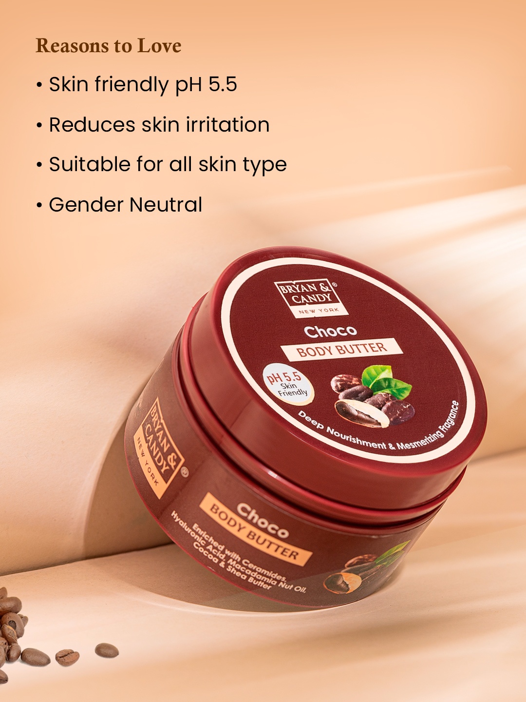 

BRYAN & CANDY NEW YORK pH 5.5 Choco Body Butter- 100 g, Brown