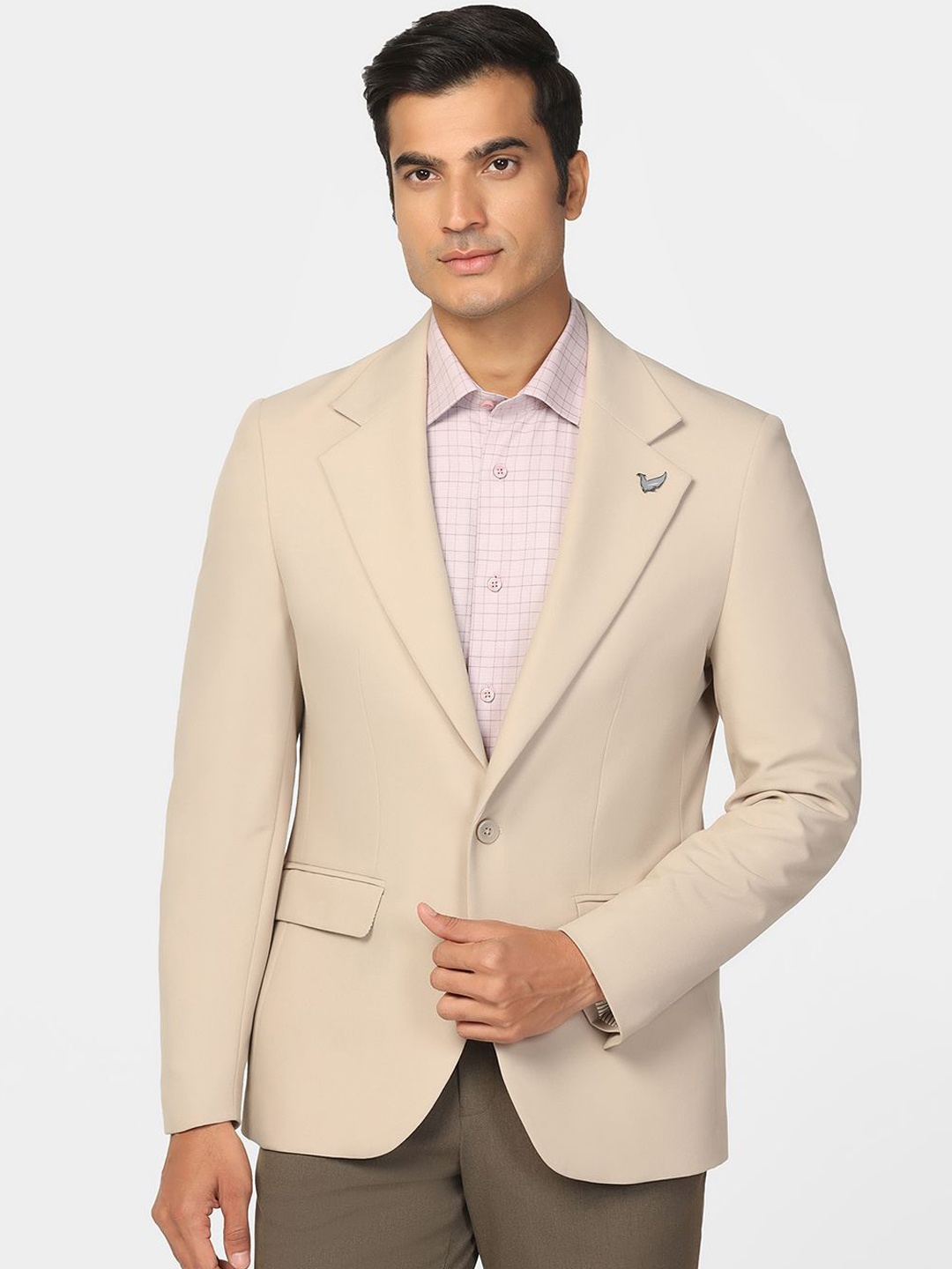 

Blackberrys Single Breasted Blazer, Beige