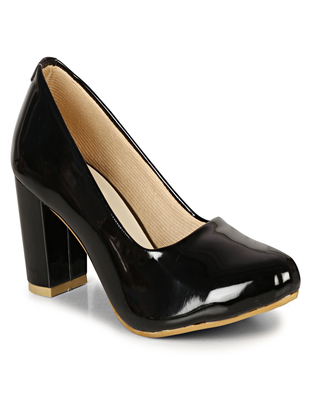 

Commander Shoes Block Pumps, Black